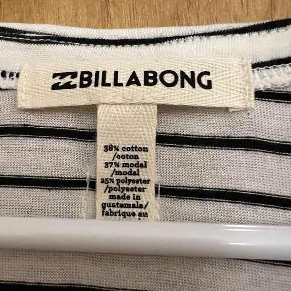 Billabong Long Ago Lace Up Modal T Shirt Dress L - Picture 5 of 7